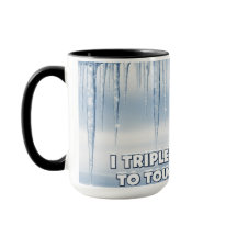 Cachorro Triplo Atreve Você Combo Mug Engraçada Ca