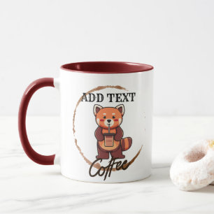 Caneca Cachorro vermelho pantanoso café Nome do Compro pe