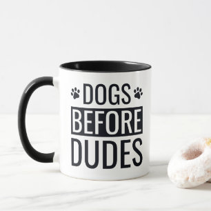 Caneca Cachorros Engraçados Antes Que Os Homens Citem O C