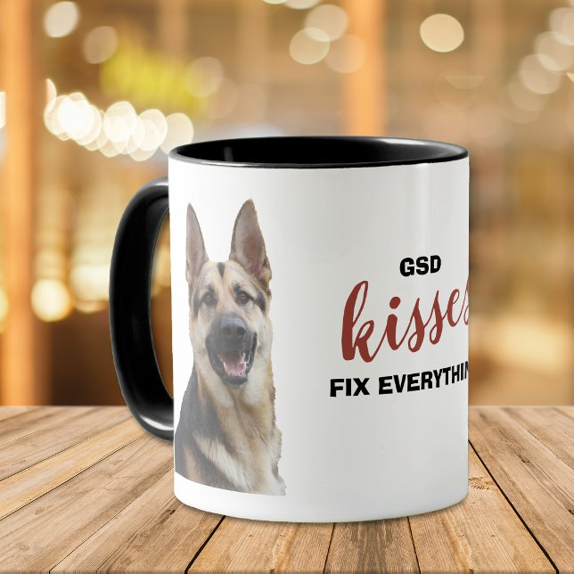 Caneca Cachorros german shepherd Cortam Tudo (Criador carregado)