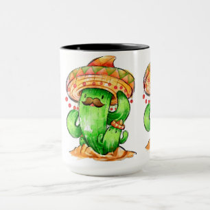 Caneca cacto fofo