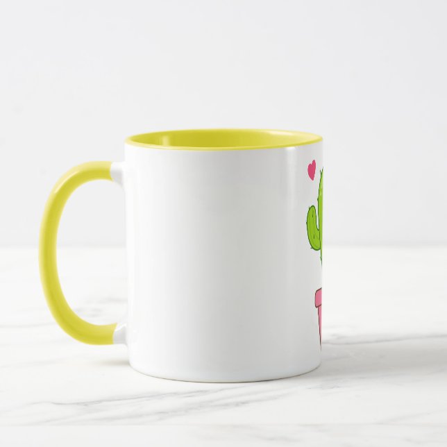 Caneca cactus, abrace-me (Esquerda)