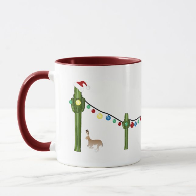 Caneca Cactus Christmas Mug (Esquerda)