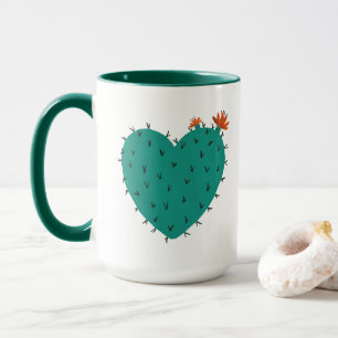 Caneca Cactus Heart Coffee