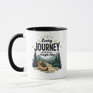 Caneca Cada jornada começa com um Solteiro