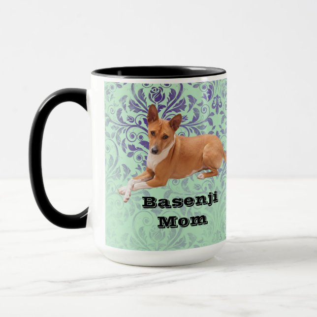 Caneca Cadela Mãe Basenji  (Esquerda)