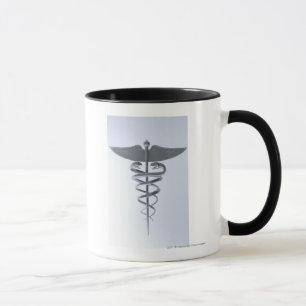 Caneca Caduceus médico do metal
