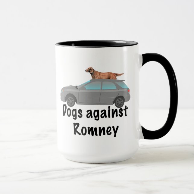 Caneca Cães contra Romney (Direita)