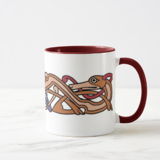 Caneca cães do knotwork