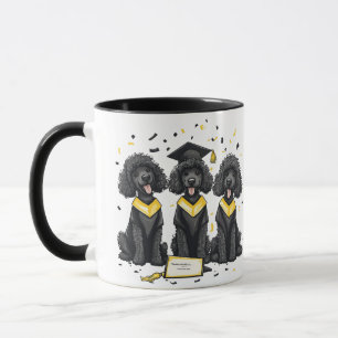 Caneca Cães Poodle Padrão De Graduação