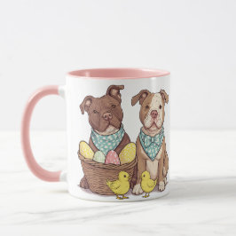 Caneca Cães Touro-páscoa