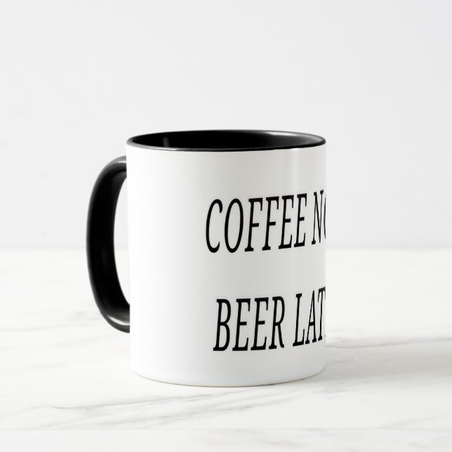 Caneca Café agora, cerveja depois (Frente Esquerda)