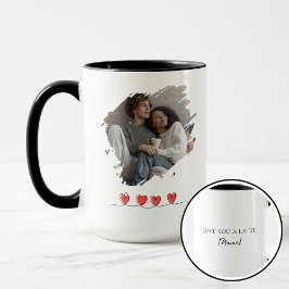 Caneca Café Amor Você Dia dos Namorados Foto Personalizad