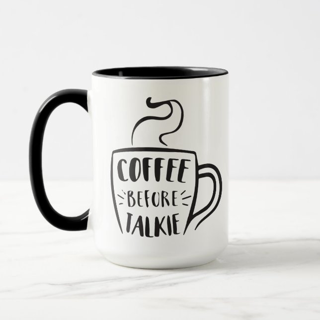 Caneca Café Antes da Conversa (Esquerda)