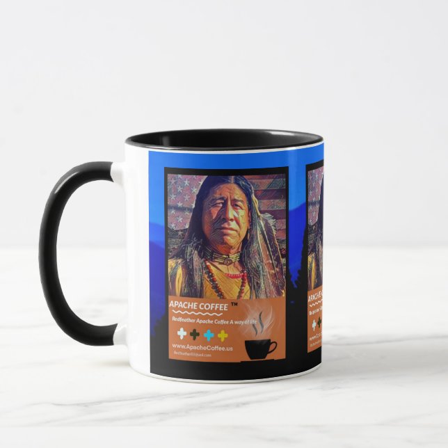 Caneca Café Apache ®️ 🇺 🇸 Mug 2 (Esquerda)