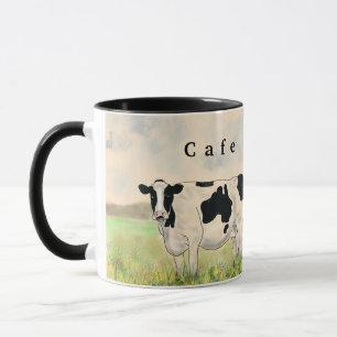 Caneca Cafe Au Lait Cow Mug