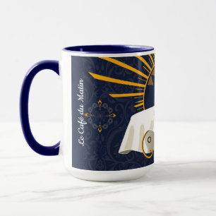 Caneca Café au Lait Deco Parisiense Bistrô Personalizado