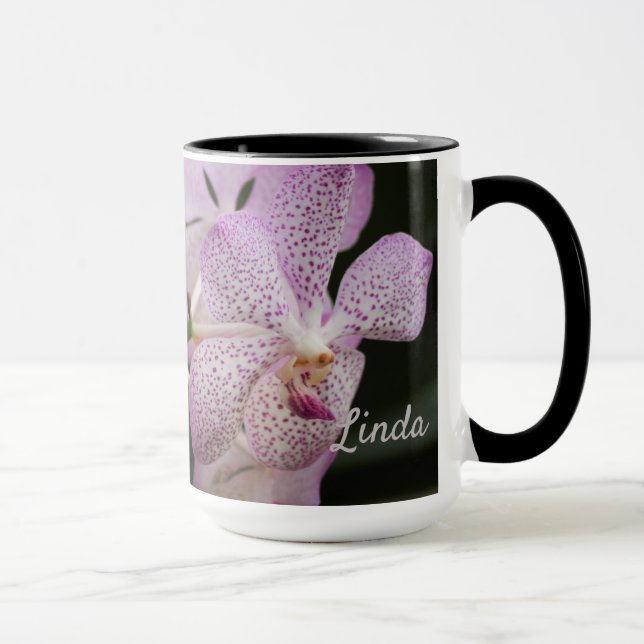 Caneca Café branco roxo/Tea Mug 15oz (Direita)