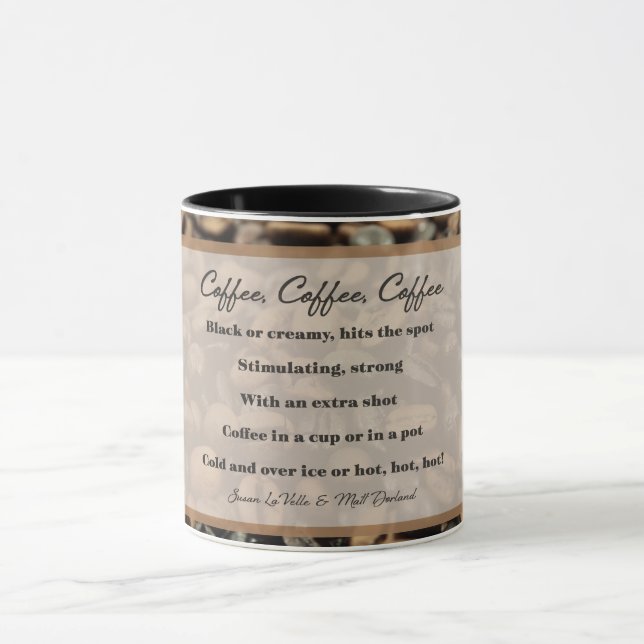 Caneca Café Café Café Mug (Centro)