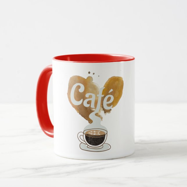 Caneca Café - Café Lover (Frente Esquerda)