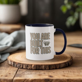 Caneca Café cerâmico de Cotação Motivacional Positiva