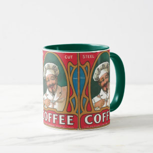 Caneca Café chef arte nova cozinha art nouveau