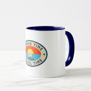 Caneca Café Chegada do Verão 11 oz Cerâmica W-PT
