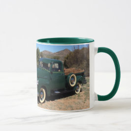 Caneca Café Chevy Pickup Green Vintage 1953