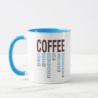 Caneca Café Christian Acronym Mug