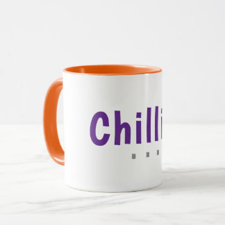 Caneca Café com acabamento laranja Wild Chillin' 