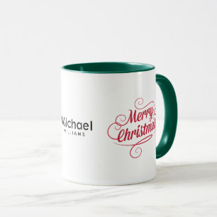 Caneca Café Combo Clássico de Natal com Design Retro