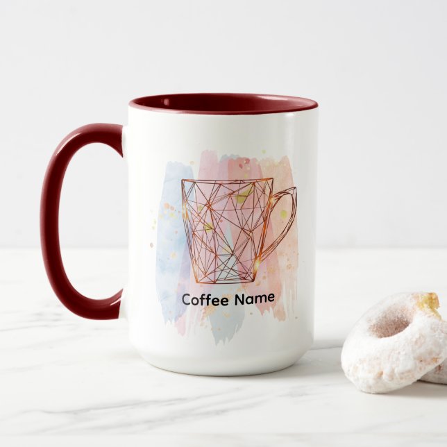 Caneca Café Comprado moderno ou Bar personalizado Barista (Com Donut)