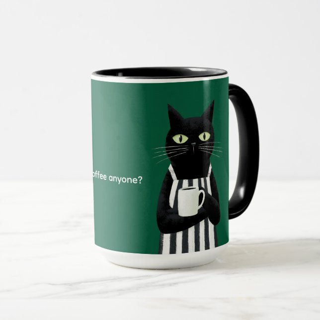 Caneca Café Cool Cat (Frente Esquerda)