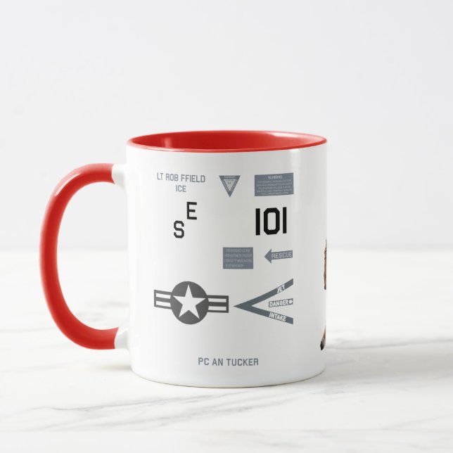 Caneca Café Cup VFA-131 WILDCATS AK 101 - Capitão de Aviã (Esquerda)