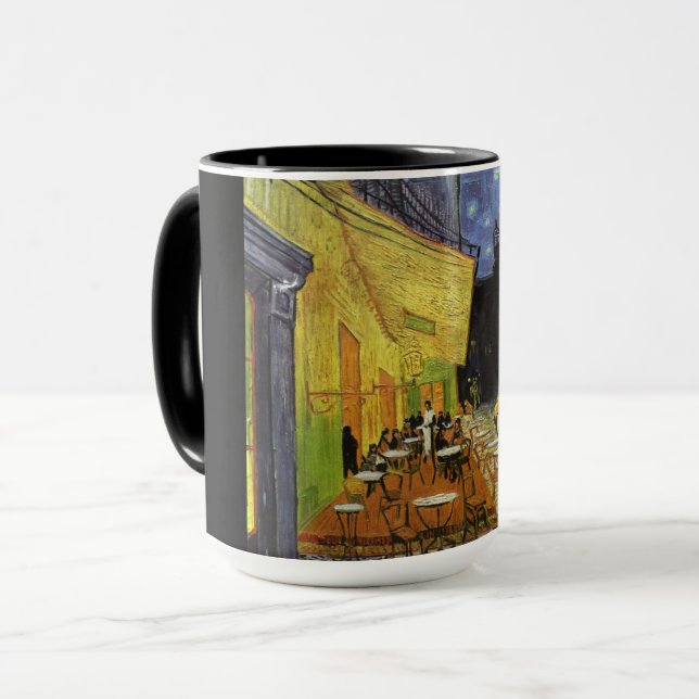 Caneca Café da Noite de Van Gogh (Frente Esquerda)