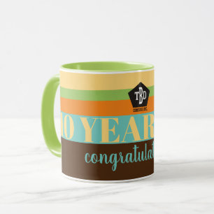 Caneca Café de aniversário de funcionário UNIVERSAL de