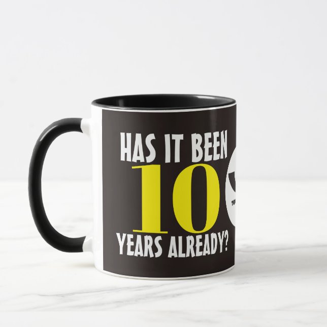 Caneca Café de aniversário de funcionário UNIVERSAL de co (Esquerda)