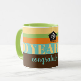 Caneca Café de aniversário de funcionário UNIVERSAL de co