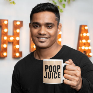 CANECA CAFÉ DE CAFÉ COM PAI DE SUCO DE POOP