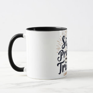 Caneca Café De Confiança De Sip Pray E Jesus Lover