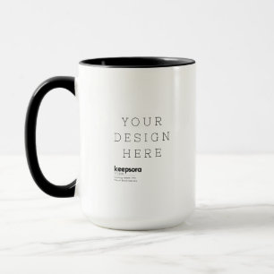 Caneca Café de duas cores personalizado