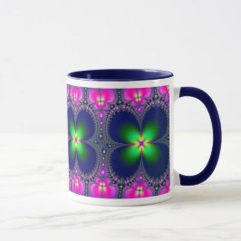 Caneca Café de flower power/caneca do chá