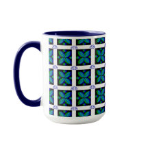 Café De Motif De Flores