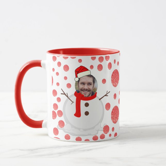 Caneca Café de Natal Engraçado (Esquerda)