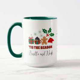 Caneca Café de Natal Festivo Personalizado