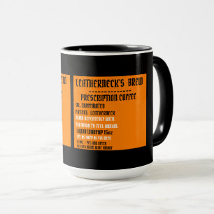 CANECA CAFÉ DE PRESCRIÇÃO DE PELO DE LEATHERNECK