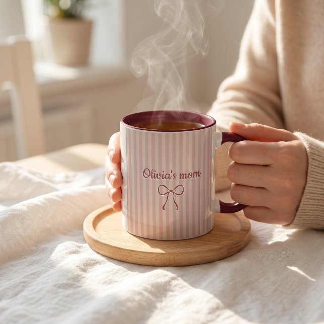 Caneca Café de Presente para Nova Mãe e Pai com Nome Pers (Criador carregado)