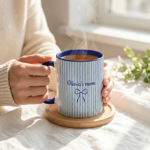 Caneca Café de Presente para Nova Mãe e Pai com Nome Pers