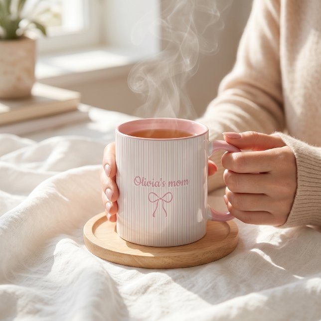Caneca Café de Presente para Nova Mãe e Pai com Nome Pers (Criador carregado)