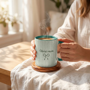 Caneca Café de Presente para Nova Mamãe e Papai com Nome